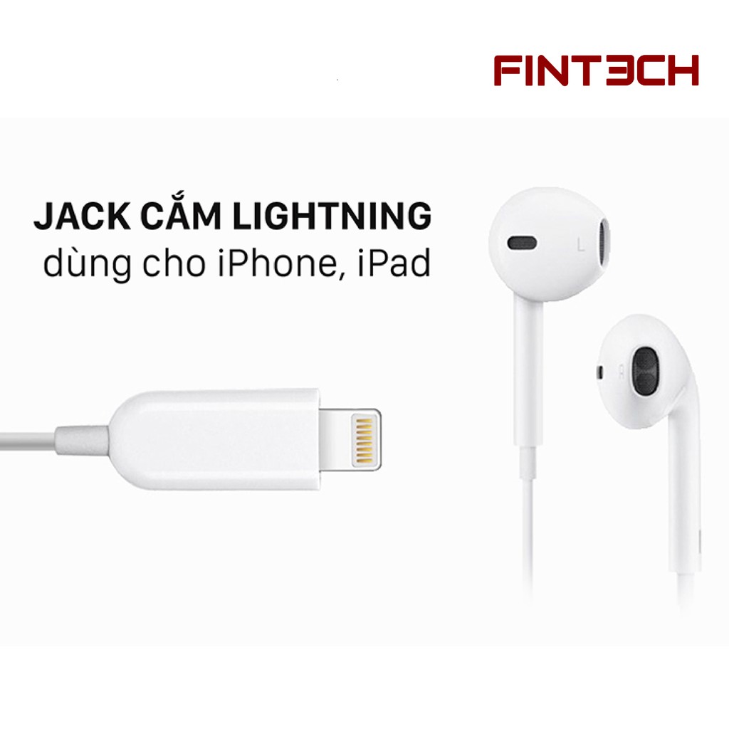 [BEST-SELL] Tai nghe chân Lightning tương thích Iphone 7-12 - Tai nghe Bluetooth - CHUẨN FOXCOM