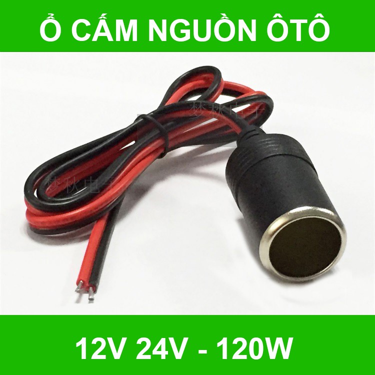 Ổ cắm tẩu sạc - ổ thêm tẩu cho camera hành trình 12V-24V 10A