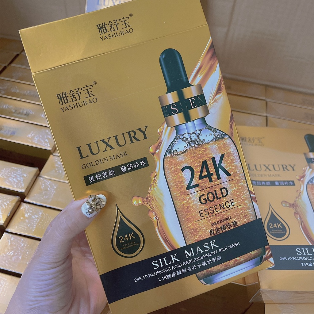 Mặt Nạ Vàng 24K Goldzan Hộp 10 Miếng
