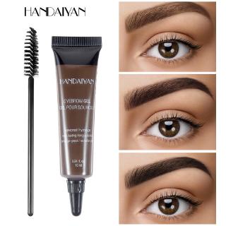 [Hàng mới về] Kem Nhuộm Lông Mày Handaiyan 10ml Chống Thấm Nước Kèm Cọ Tiện Dụng