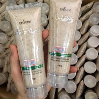 🍊 🍊 Sữa rửa mặt Episode Hạt mơ 120g (Scrub Foam Cleasing Site) /
