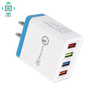 Củ Sạc Nhanh 4 Cổng Usb 3.0 Am Qc 3.0