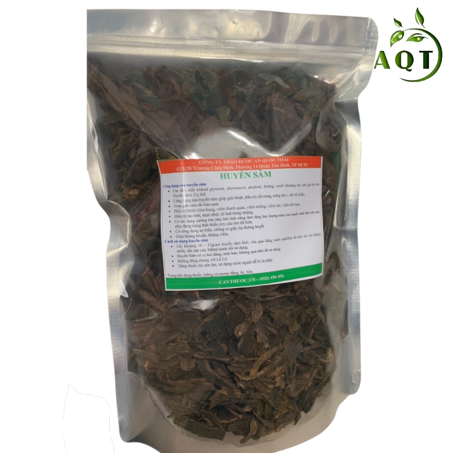 Huyền Sâm Khô (500g) Thái Phiến Mỏng (Sạch, Thơm), Mua Nhiều Giảm Giá