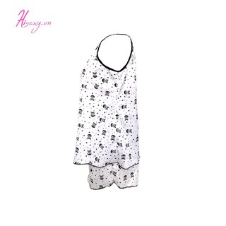 Bộ Đồ Ngủ Nữ Phi Lụa Hisexy Phối Ren Mặc Nhà DN01