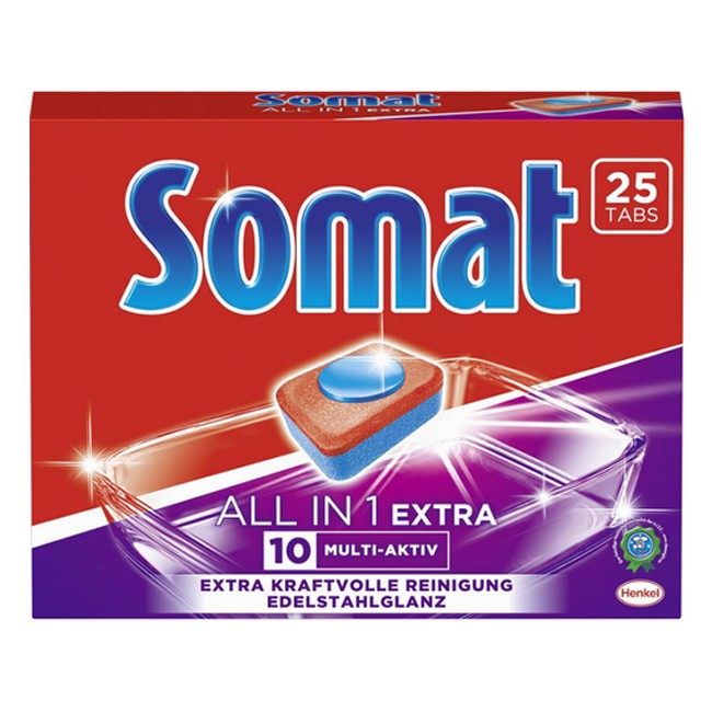 Viên rửa ly Somat All in 1 - Đức - 25 viên | BigBuy360 - bigbuy360.vn