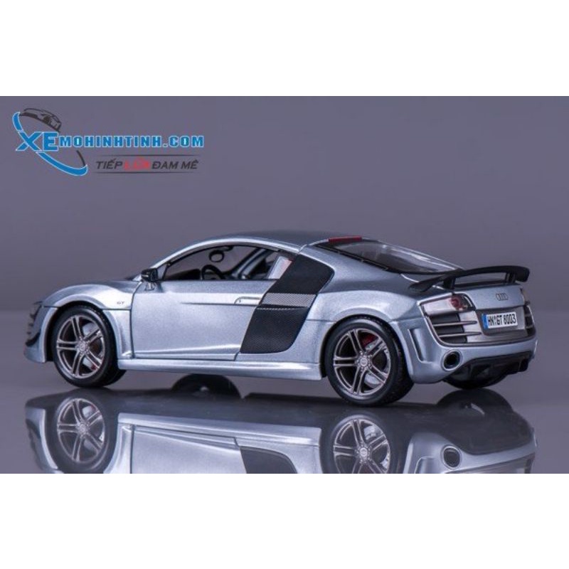 Xe Mô Hình Audi R8 Gt 1:18 Maisto (Bạc)