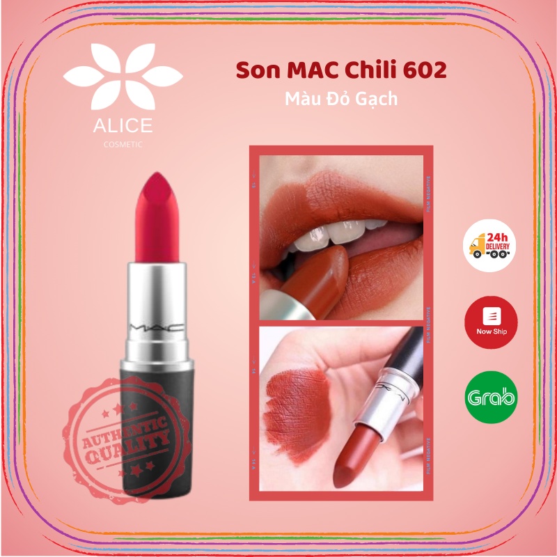 [HÀNG AUTH GIÁ SỈ] Son MAC Matte Màu 602 Chili – Đỏ Gạch giá sỉ