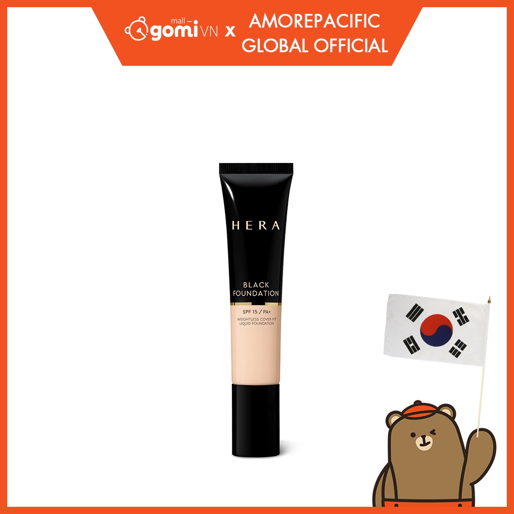 Kem Nền HERA Black Foundation SPF15/PA+ 35ml Gomimall