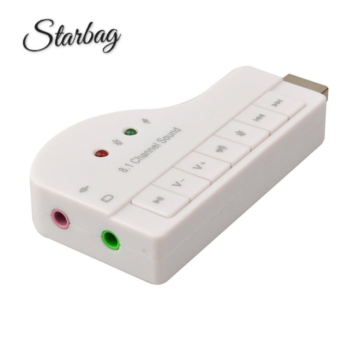 Usb Chuyển Đổi Âm Thanh 3d 8.1 Kênh Có Đèn Led Cho Máy Tính | BigBuy360 - bigbuy360.vn
