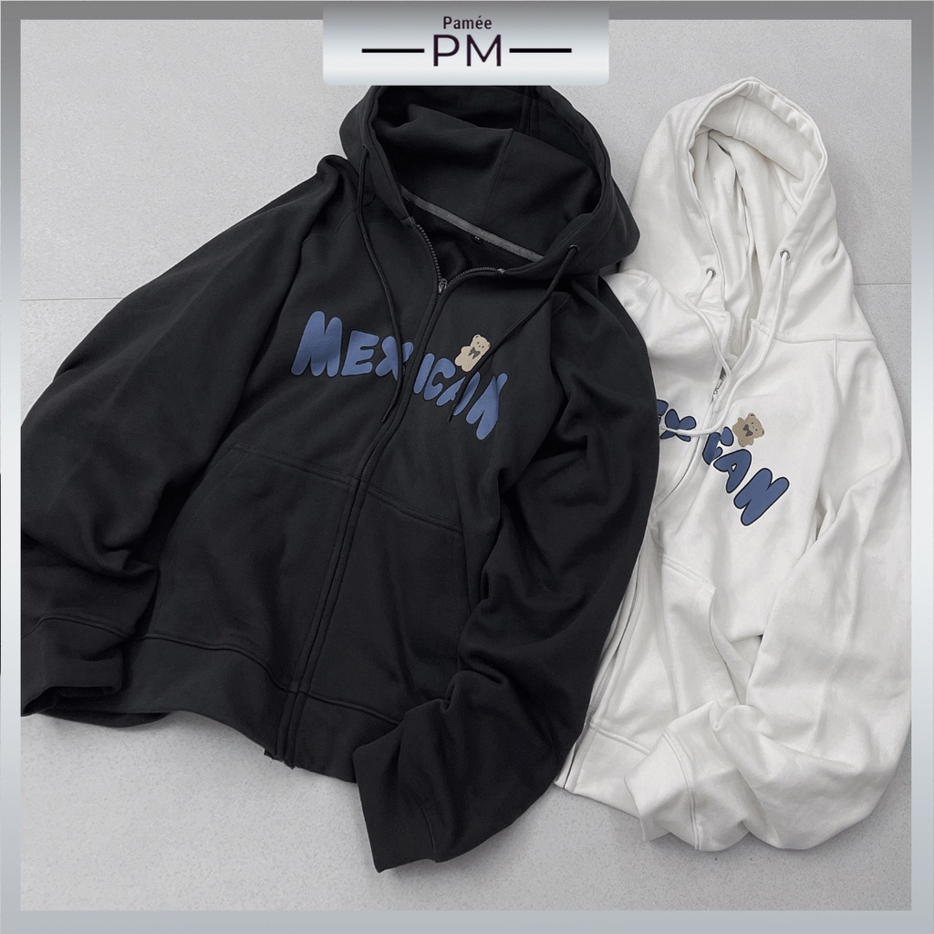 Áo Khoác Hoodie Zip Nam Nữ Unisex Mexican Oversize Form Rộng Phong Cách Ulzzang – Pamée
