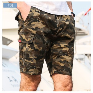 Quần short kaki nam nữ đều mặc được đường may tỉ mỉ chất liệu kaki mềm mịn ko lo xù lông và nhăn - QS6609-camo