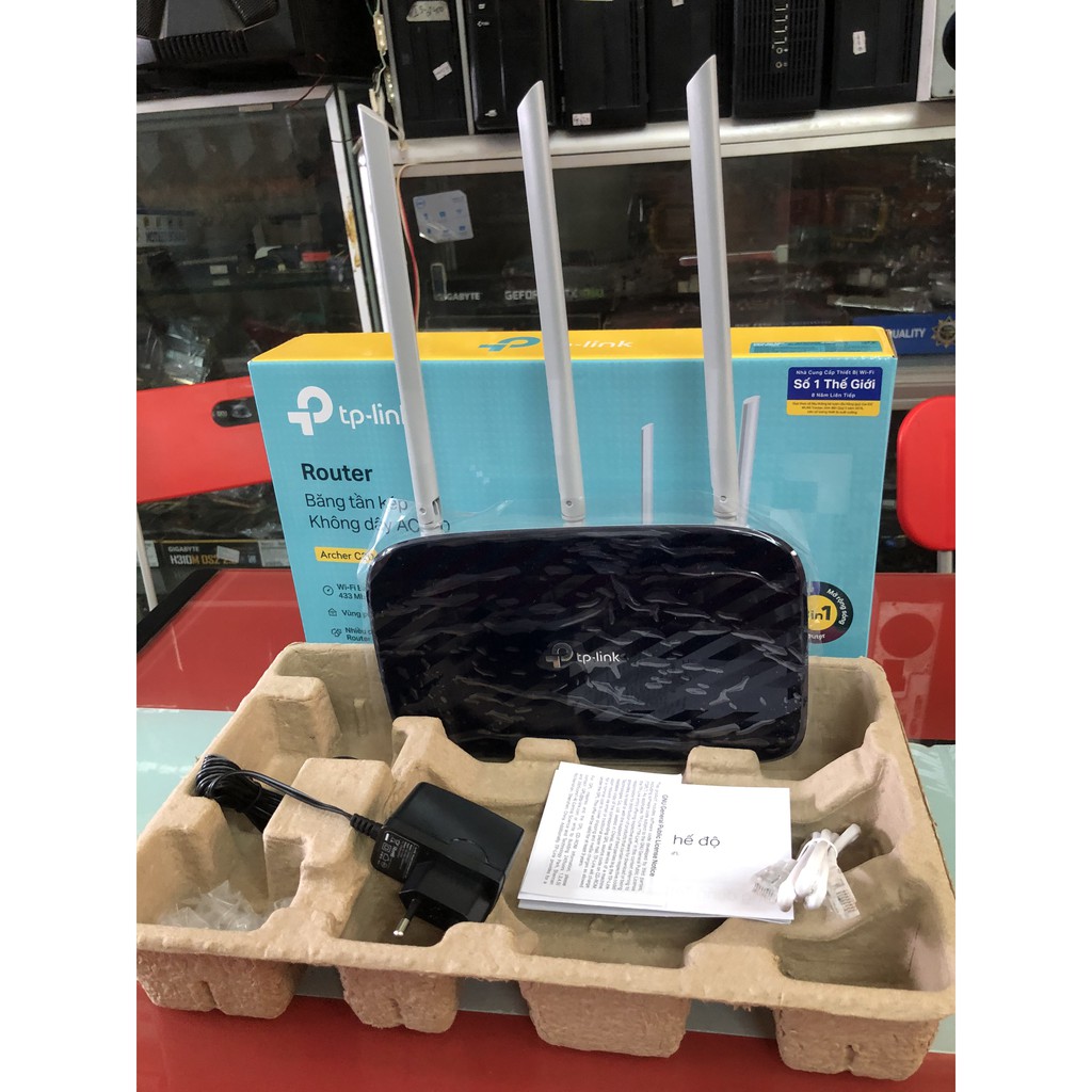 TP-LINK ARCHER C20 - ROUTER WIFI AC750 BĂNG TẦN KÉP
