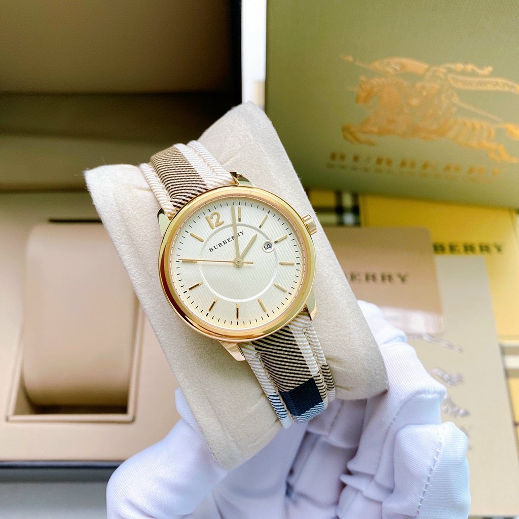 ĐỒNG HỒ NỮ BURBERRY DÂY DA BU10102  BU10104 - SIZE 31MM