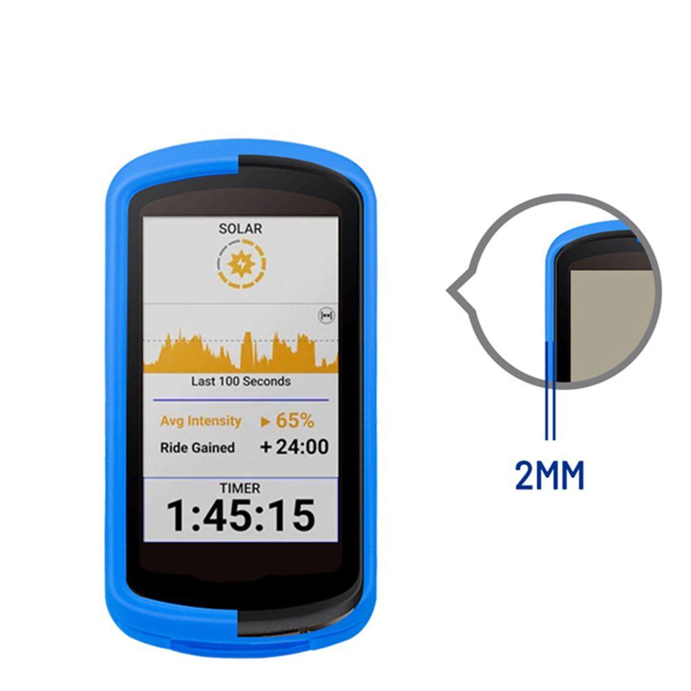 1 Vỏ Bảo Vệ Silicon Chống Sốc Màu Trơn Cho Garmin Edge 1040