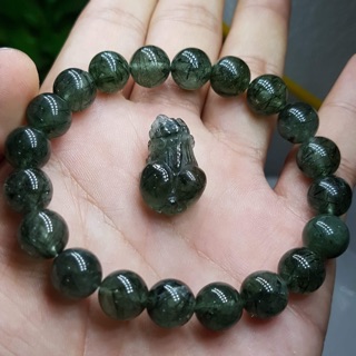 Combo vòng phong thủy tóc xanh