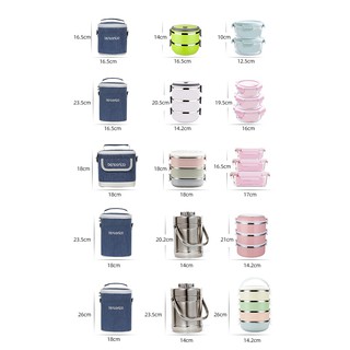 Túi giữ nhiệt hộp cơm màu Jean nhiều kích thước