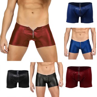 Quần lót boxer thiết kế có dây kéo quyến rũ cho nam