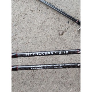 cần shimano attackers 2 ngọn M và MH