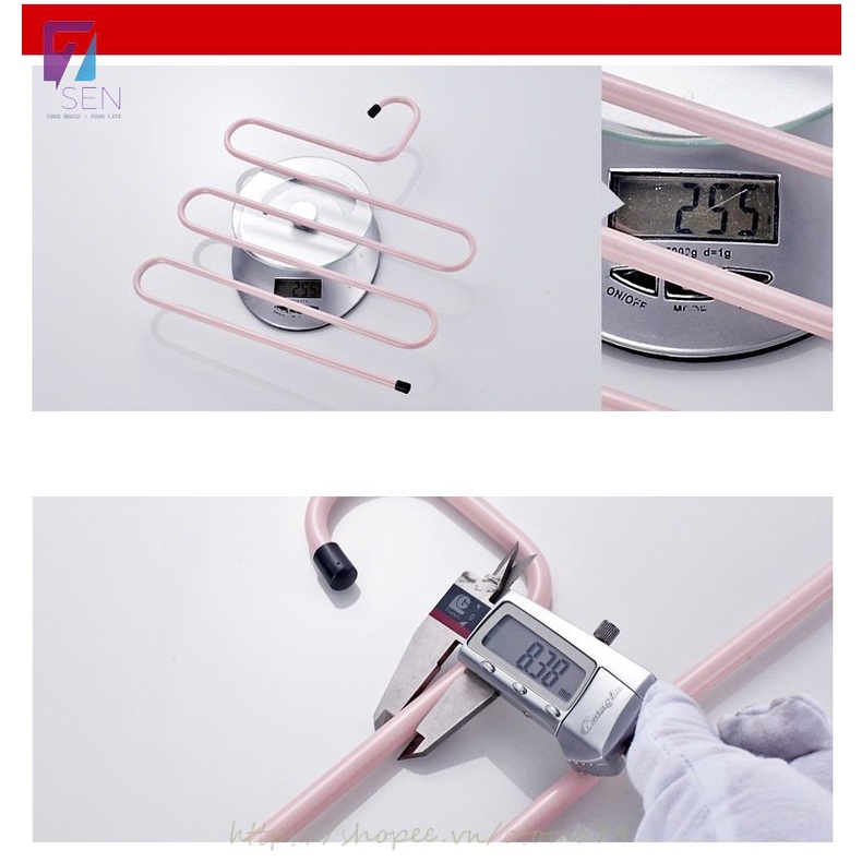 Móc Treo Quần Áo Chữ S, Móc Treo Khăn