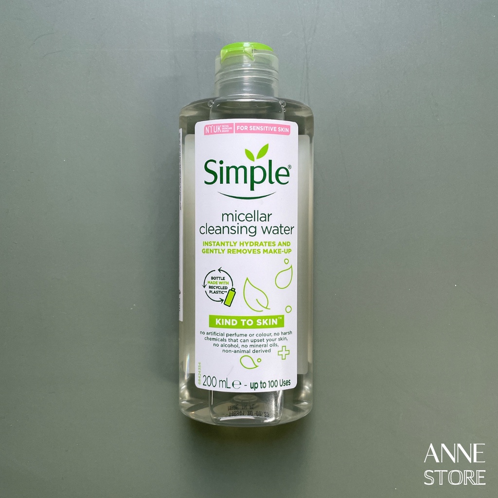 Nước Tẩy Trang Simple Micellar Cleansing Water 200ml | BigBuy360 - bigbuy360.vn