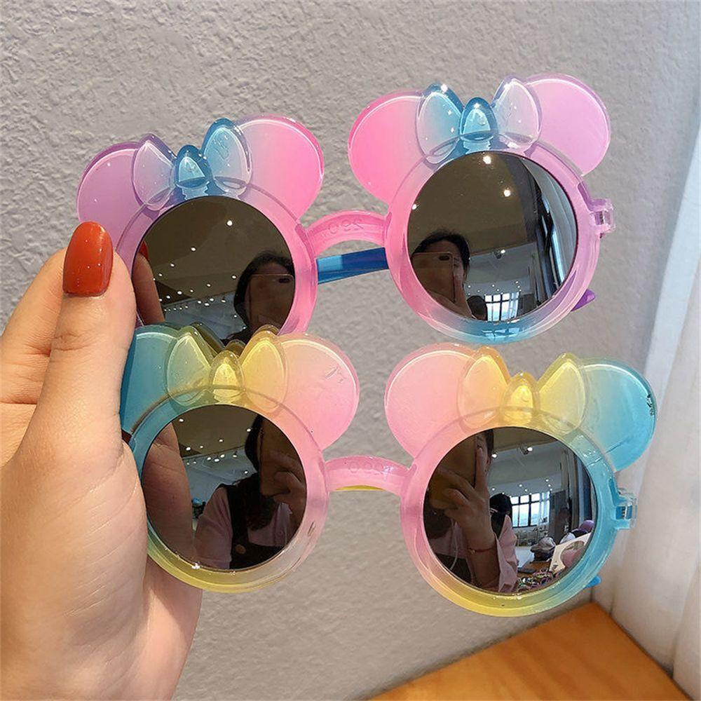 Kính Mát Hình Mickey Minnie Nhiều Màu Chống Tia UV Cho Bé