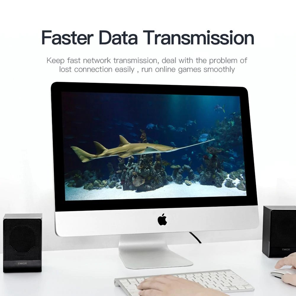 Dây cáp ethernet CAT6 LAN RJ45 có lớp chắn cho bộ điều hướng PC