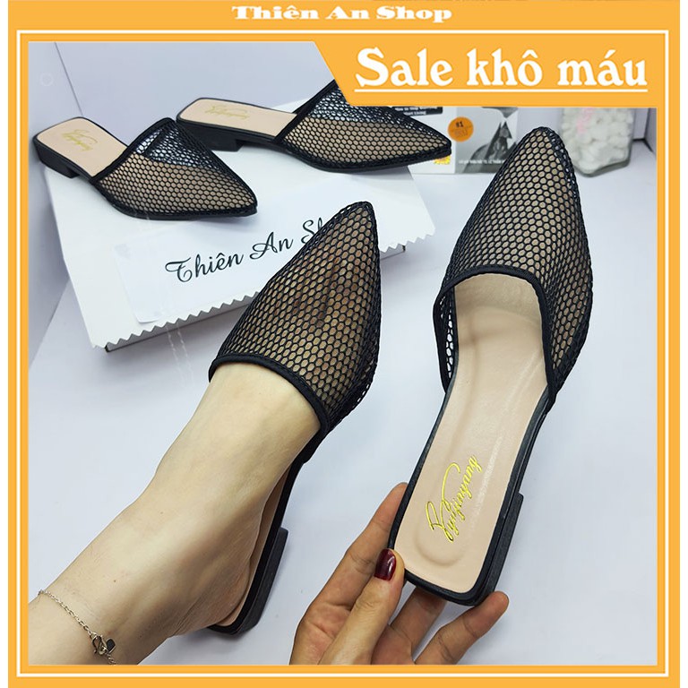 Sục lưới dép lưới mũi nhọn thoáng khí, êm chân Thiên An hàng cao cấp