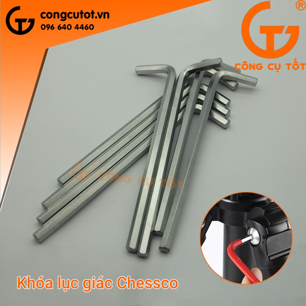 Lục giác lẻ chữ L hợp kim SOM440 trắng