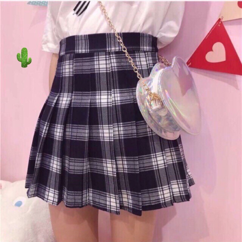 🍀Chân váy tenis sọc