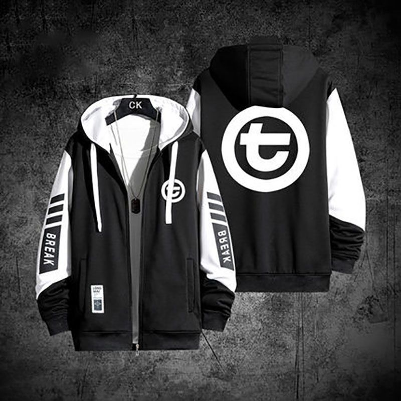 Assassin Scissor Seven with the Shadow Assassin Seven zipper hooded sweater coat long-sleeved cardigan men and women loose clothes