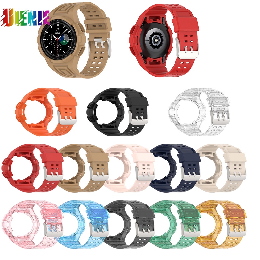 Dây Đeo Silicone Trong Suốt Cho Đồng Hồ Thông Minh Samsung Watch 4 40MM/44MM/46MM