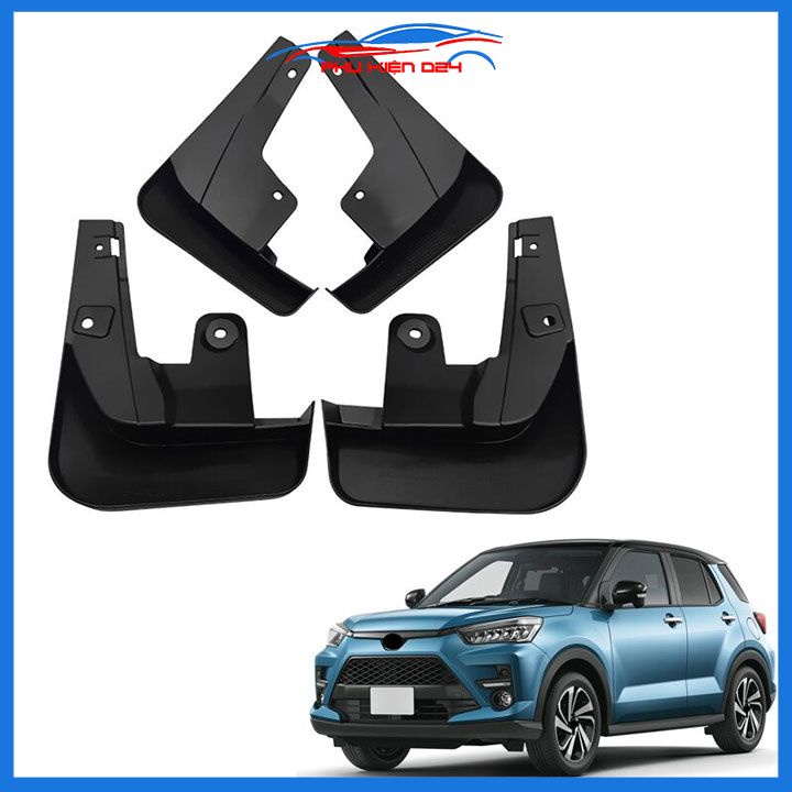 Bộ 4 chắn bùn Toyota Raize 2020-2021-2022-2023-2024 chuẩn theo xe