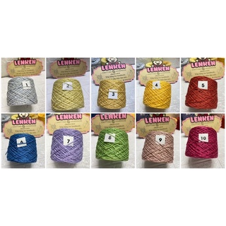 Sợi dệt cotton thái dẹp 2mm 100g