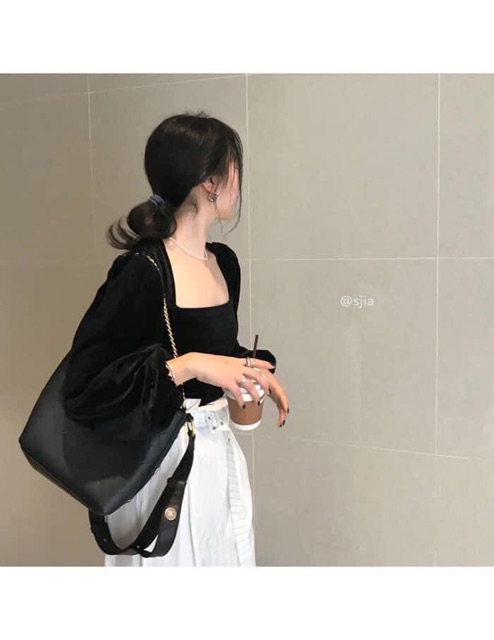 Áo đẹp 💕 FREESHIP 💕 Áo nhung tay bồng siêu hot