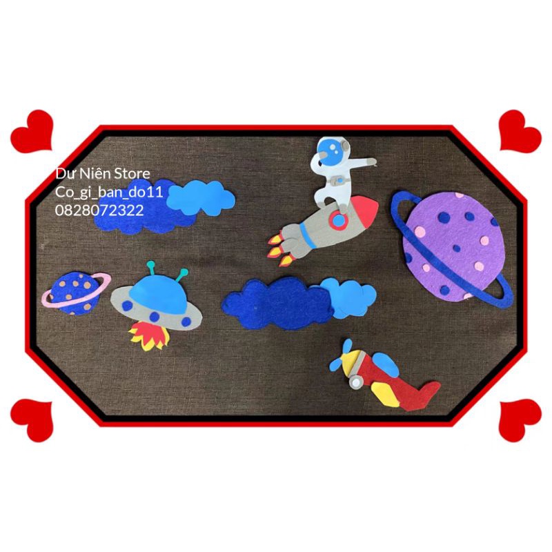 Vải Nỉ, Vải Dạ Felt Đủ Màu Khổ 22×22 & 45×45 .
