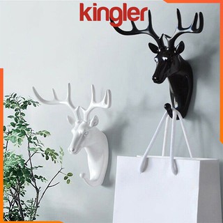 Móc Treo Đầu Hươu Gắn Tường Trang Trí, Móc Treo Đa Năng,Treo Đồ Cá Nhân, Kiểu Dáng Lạ Mắt Kingler 2240