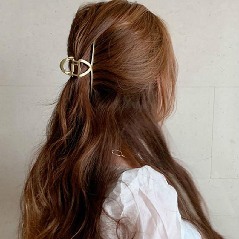Kẹp tóc càng cua Vemico kim loại thanh lịch KT15