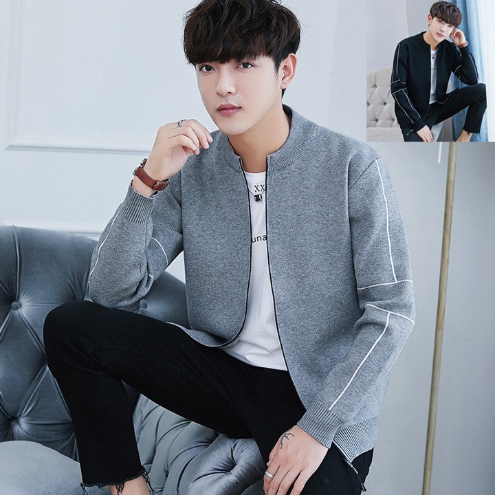 Áo Khoác Len Nam - Áo Cardigan Nam Len Cao Cấp Thời Trang Szone SAL218 NoBrandWool