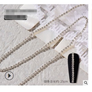 Xích Làm Nail , Set Xích Trang Trí Nail dài khoảng 20-25cm a