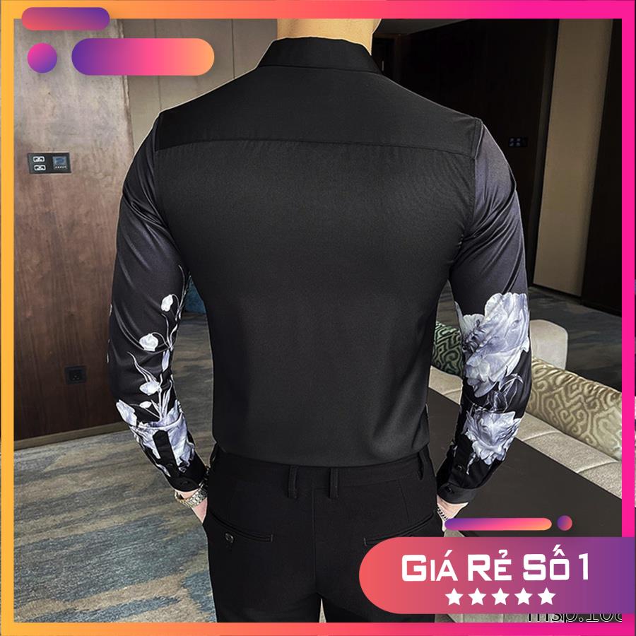 Áo sơ mi TSM Họa Tiết hoa 3D thời thượng mã 105 và 106