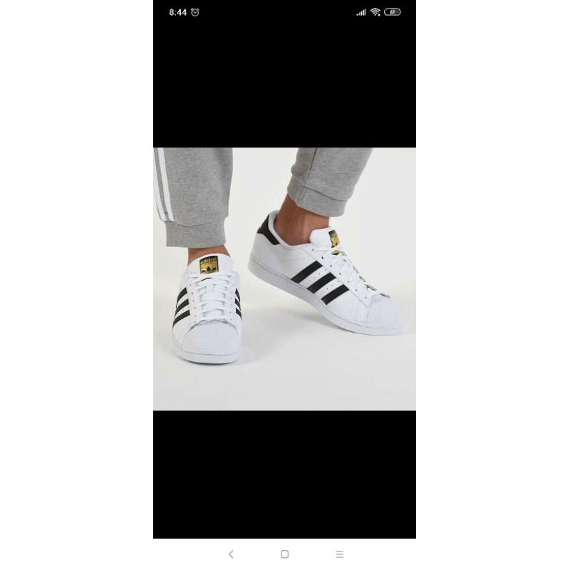 Giày Adidas dòng super star mõm sò chính hãng newbox size 362/3 order dư 1 đôi