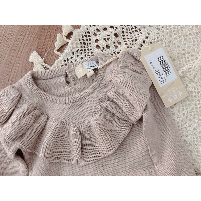 Bộ len viền cổ xuất Mỹ hàng xuất dư