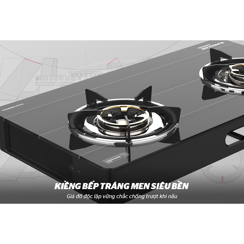 Kiềng Bếp Gas Goldsun Mặt Kính