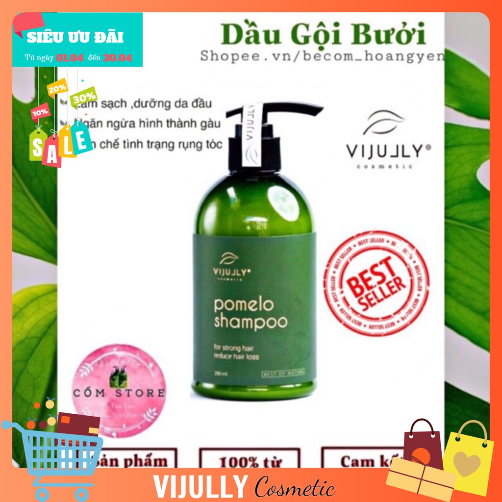 Dầu Gội Bưởi Vi Jully TRỊ RỤNG TÓC-KÍCH TÓC DÀY DÀI-TRỊ GÀU NGỨA-NUÔI DƯỠNG DA ĐẦU