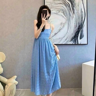 Đầm maxi 2 dây babydoll