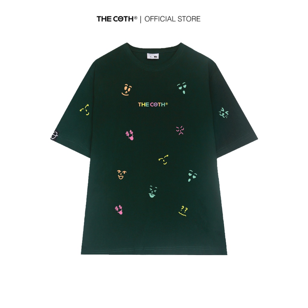 Áo thun unisexEmoji Tee 2.0, phong cách cực ngầu cho cả nam và nữ, chất liệu mát mẻ Thương Hiệu The Coth AT2U0811