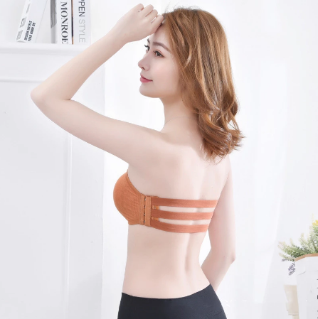 2021 Phụ nữ liền mạch Mới Áo lót quây Áo ngực sexy Crop Lên trên trở lại Đóng cửa Bandeau Hàng đầu Đồ lót nữ Áo ngực không dây Quấn lên trên