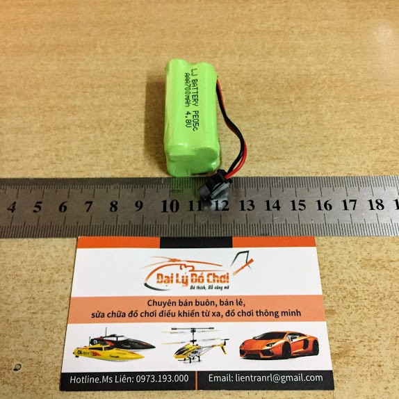 [RUBYRC] Pin sạc AAA điện áp 4.8v dung lượng 700mAh xếp vuông chân SM tại RUBYRC