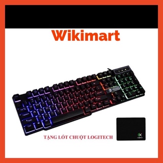Bàn phím game giả cơ R8 1822 tặng miếng lót chuột Logiteck