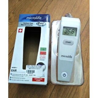 Microlife - Nhiệt kế điện tử hồng ngoại đo tai 1s,  bộ nhớ 30s